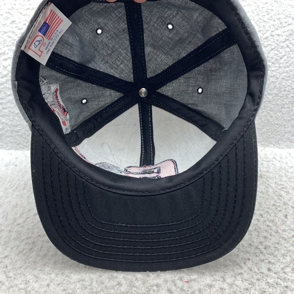 VTG Mario Andretti Snapback Hat Mens OSFM Gray Indy Racing K-Mart Valvoline Dad - Picture 9 of 12